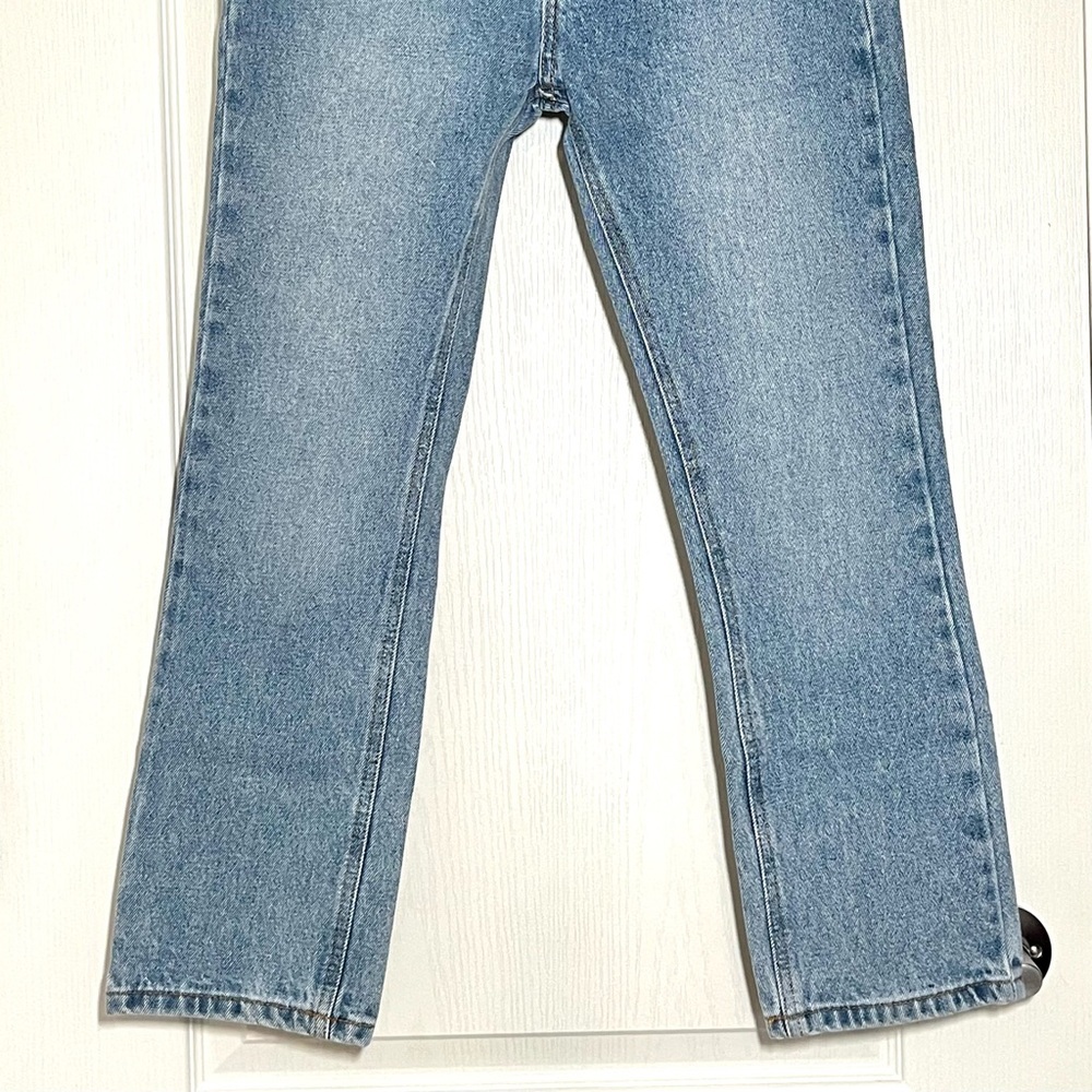 NWT Cavalli Class High Rise Cropped Straight Leg Jeans Sz 24 Y2K Retro Designer - Picture 3 of 16